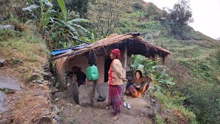 Beautiful Nepali Mountain Village Traditional Lifestyle | Hari Rokaya Village Poor People Lifestyle