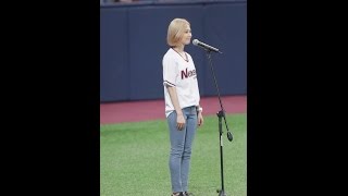 170504 다이아 예빈 고척돔 애국가 제창 직캠