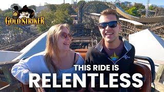 We Rode one of America's BEST Wooden Roller Coasters- Gold Striker at California's Great America!