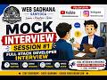 Mock Interview Session #1 | Java Full Stack Developer Interview | Technical Interview
