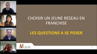 Forum Franchise 2020 : Choisir un jeune réseau de franchise, les questions à se poser.