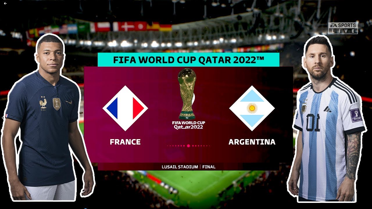 FIFA 23 - Argentina Vs France - FIFA World Cup 2022 Qatar | Final | [4K ...