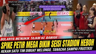 AMAZING, Spike Petir Mega Bikin Seisi Stadion Heboh, Rekan Setim Sampai Melongo, Tanacha Frustasi