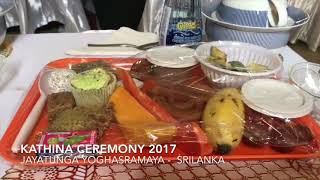 Kathina ceremony 2017 in Sri Lanka