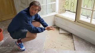 Marble Salon (episode 1): restoration of the eighteenth-century floor