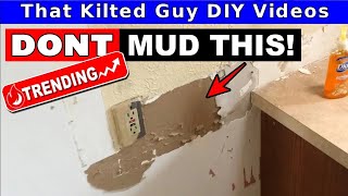 STOP- Before you Mud over Torn Drywall Paper, WATCH THIS, part 1 of 2