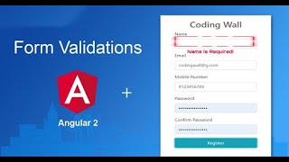 Angular form validation - Template Driven Forms with Error Message.
