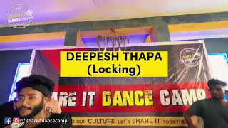 Locking Dance Showcase by Deepesh Thapa | Promotional Workshop | Biratnagar | Share It Dance Camp