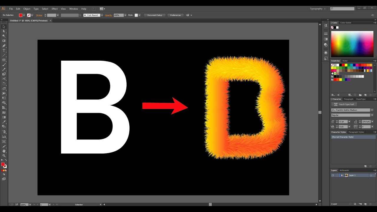 3D B Adobe Illustrator | How To Use Blend Tools | Bangla Tutorial ...