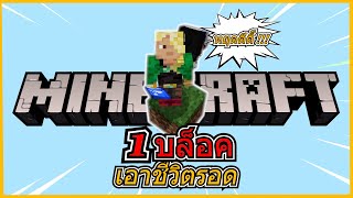 เอาชีวิตรอด 24 ชั่วโมง ใน 1 Block กับน้องชาย | Minecraft ผจญภัย