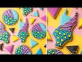 ANIMAL PRINT COOKIES! | Wet-On-Wet Royal Icing Technique | Inspired by BANICURED NAIL ART