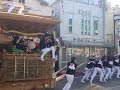 信太幸地区だんじり祭り　連合曳き　駅前　富秋町　2012.10.08