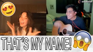 Singing Girls Names In A Song!