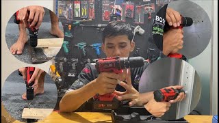 REVIEW YUKIDO MESIN BOR BATERAI 36 VOLT IMPACT DRILL⁉️ #mesinbor #borbaterai #powertools