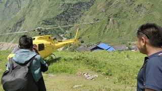 helicopter 🚁 from chumnubri to gorkha