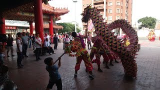 20190427台南新營太子宮進香團#基隆定國宮#2分38秒舞龍陣龍珠小弟舞的真讚#醒獅陣#神將參禮