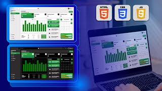 Build an Admin Dashboard from Scratch for Beginners | HTML, CSS & JavaScript