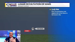 View a Lunar Occultation of Mars Monday Evening