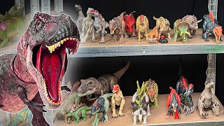 GIANT New Jurassic World Shelf Display Tour | T-Rex, Indominus Rex, Atrociraptor and More!