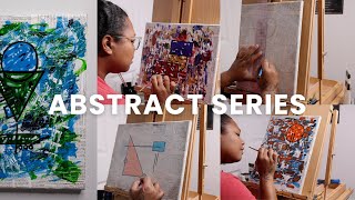 Abstract Series, Abstract Painting, Diving into emotions, feelings & realizations - Episode 26