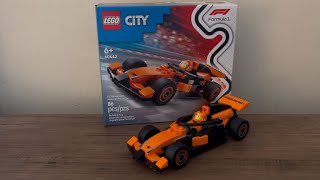 Lego City F1 Driver With McLaren Race Car Review