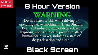 Deep Sleep | Heart Chakra | Binaural Beats | Black Screen | 432Hz