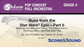 Star Wars Epic — Part II, Suite from the, arr. Robert W. Smith - Score \u0026 Sound