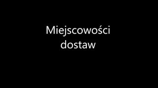 7. Definiowanie miejscowści i adresów dostaw