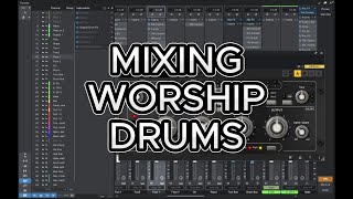 MIXING WORSHIP DRUMS!!! | Tutorial full guide mixing drum untuk worship | Studio One