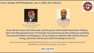 Sree's Sunday #NYTReadalong | Ron Thomas, Strategy Focused Group