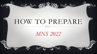 How to prepare for MNS 2022 | @flora_fauna23