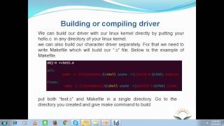 Linux Device Driver Training Part 5 - Writing Hello World Module