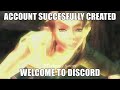 account successfully created welcome to discord