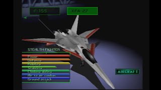 【PS】ACE COMBAT 2 MISSION 19 Re-challenge on hard difficulty