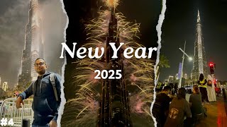 Happy New Year 2025 | Fireworks Show At Burj Khalifa Dubai | UAE