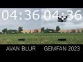 gemfan hurricane 2023 vs avan blur flight time test