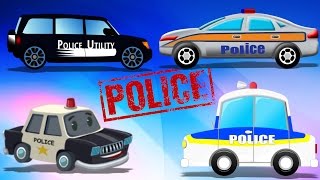 Police Compilation | Cops Cars | Kids Video