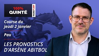 Pronostics Quinté PMU - 100% Quinté du Jeudi 2 janvier à Pau