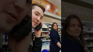 Tesco Worker Sees Funny Side of Phone Prank