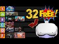 RANKING 32 FREE Quest 2 Games From the BEST to the WORST