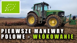 WŁÓKOWANIE pod Kukurydzę ekologiczną / nowy wielkanocny cielak na gospodarstwie | John Deere 6920