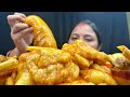 Eating: Mutton Fat Curry , Mutton Chusta Curry , Mutton Curry, Egg Masala | Asmr