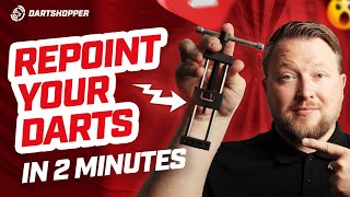 Repoint your darts easily in 2 minutes