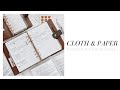 Cloth & Paper Haul: New Academic Planner Bundle & Inbox/Outbox Dashboards | Unboxing & Review