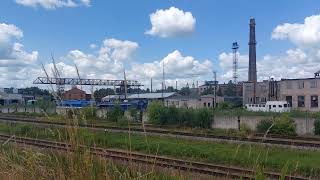 TEM2-3230+2M62-0718B does maneuvering works at Daugavpils Locomotive repair plant (DLRR) territory