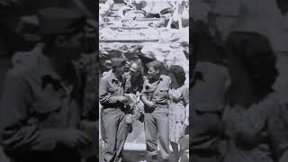 American Soldiers and Italian Girls in Rome 1944 #ww2 #love #history #ytshort