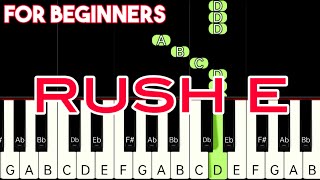 Rush E Very Easy Piano Chords Chordify