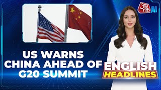 Udhayanidhi \u0026 Priyank Kharge booked | US warns China ahead of G20 summit | headlines I AI Sana