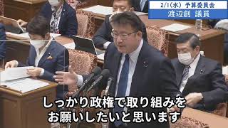 2023年2月1日「衆議院」予算委員会　渡辺創議員２「休眠宗教法人が売買され、違法行為に悪用されてるとの実態をどのように認識しているか。対処の可能性や課題についてもご答弁ください」