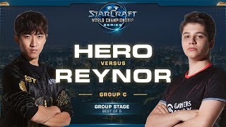 herO vs Reynor PvZ - Group C - 2019 WCS Global Finals - StarCraft II